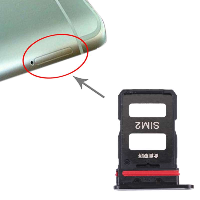 SIM Card Tray + SIM Card Tray for Xiaomi Redmi K40 Gaming M2012K10C M2104K10AC (Silver)