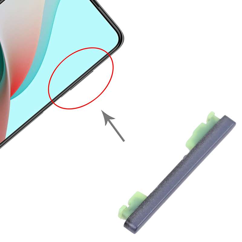 Volume Control Button for Xiaomi Redmi Note 9 5G / Redmi Note 9T M2007J22C M2007J22G J22 (Purple)