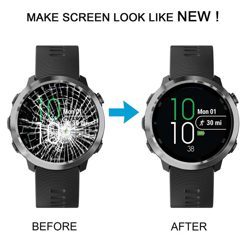 LCD Screen and Digitizer Full Assembly for Garmin Forerunner 645(Black)