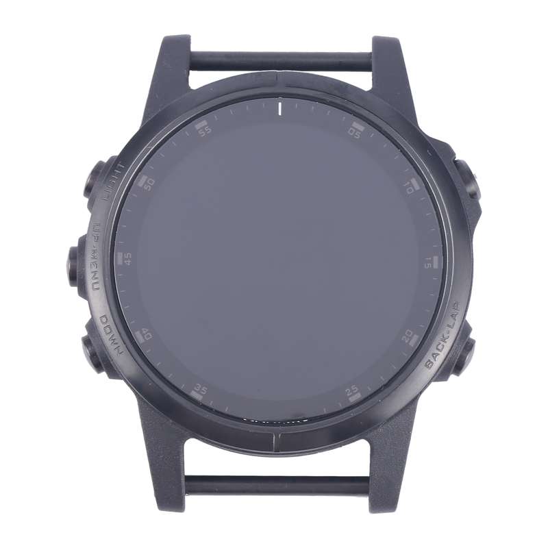 LCD Screen and Digitizer Full Assembly With Frame for Garmin Fenix 5S Plus Sapphire Version(Silver)