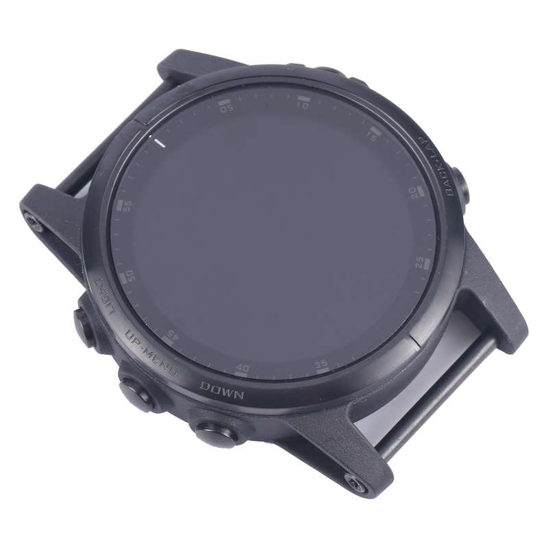 LCD Screen and Digitizer Full Assembly With Frame for Garmin Fenix 5S Plus Sapphire Version(Silver)