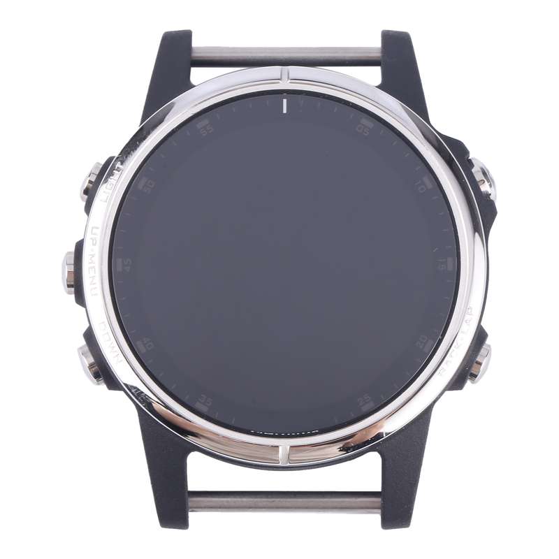 LCD Screen and Digitizer Full Assembly With Frame for Garmin Fenix 5S Plus Sapphire Version(Silver)