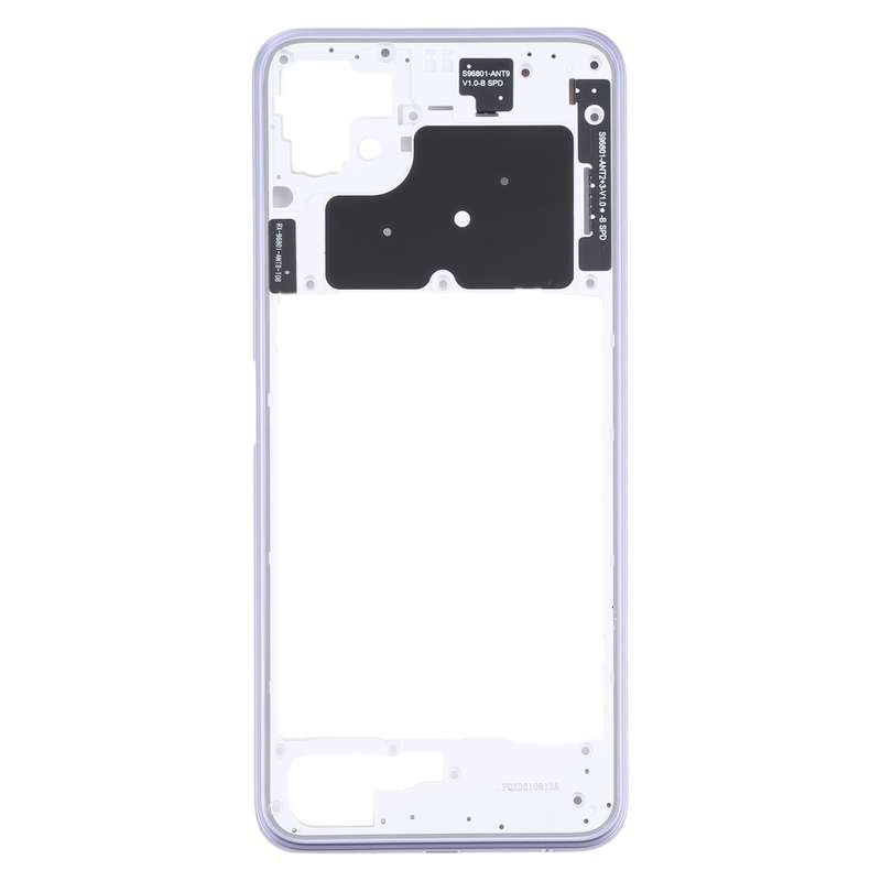 For Samsung Galaxy A22 5G Middle Frame Bezel Plate (White)