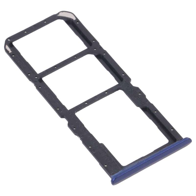 For OPPO Realme C17 RMX2101 SIM Card Tray + SIM Card Tray + Micro SD Card Tray (Blue)