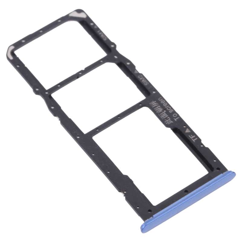 For OPPO Realme 7 (Asia) RMX2151, RMX2163 SIM Card Tray + SIM Card Tray + Micro SD Card Tray (White