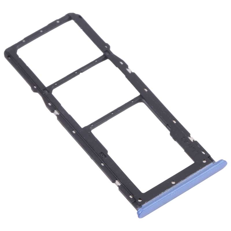 For OPPO Realme 7 (Asia) RMX2151, RMX2163 SIM Card Tray + SIM Card Tray + Micro SD Card Tray (White