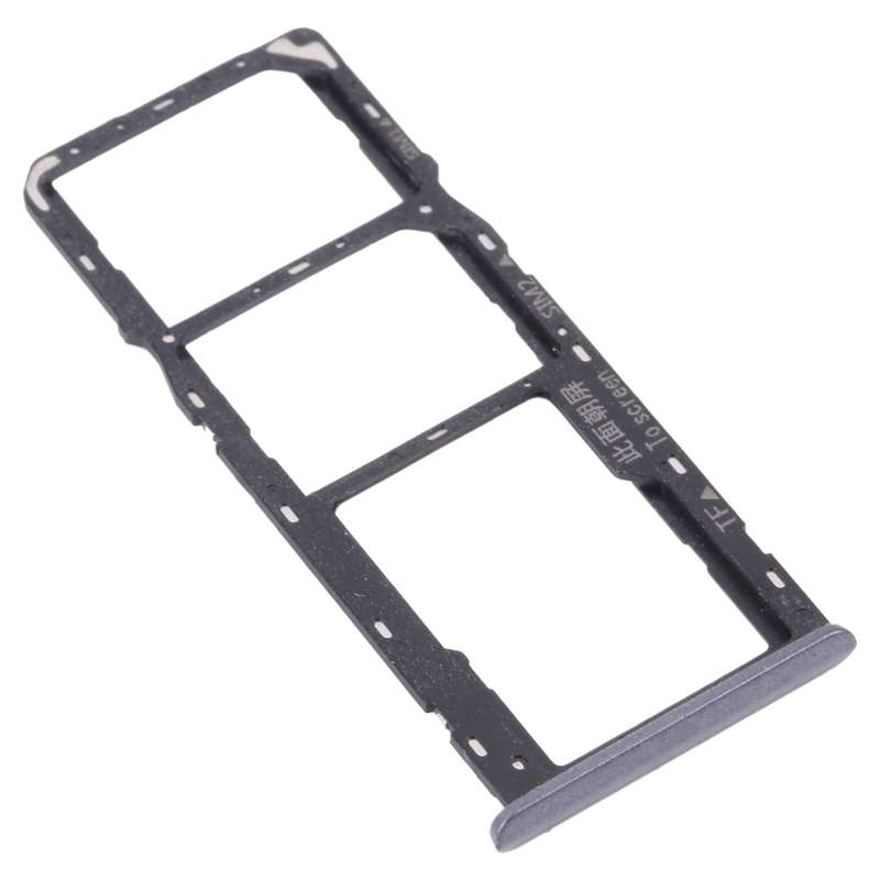 For OPPO Realme 6i (India) RMX2002 SIM Card Tray + SIM Card Tray + Micro SD Card Tray (White)