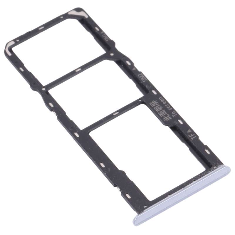 For OPPO Realme Narzo 20 SIM Card Tray + SIM Card Tray + Micro SD Card Tray (Blue)