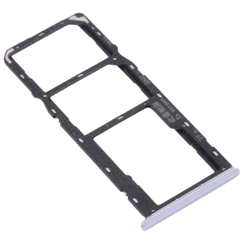 For OPPO Realme C15 RMX2180 SIM Card Tray + SIM Card Tray + Micro SD Card Tray (Blue)