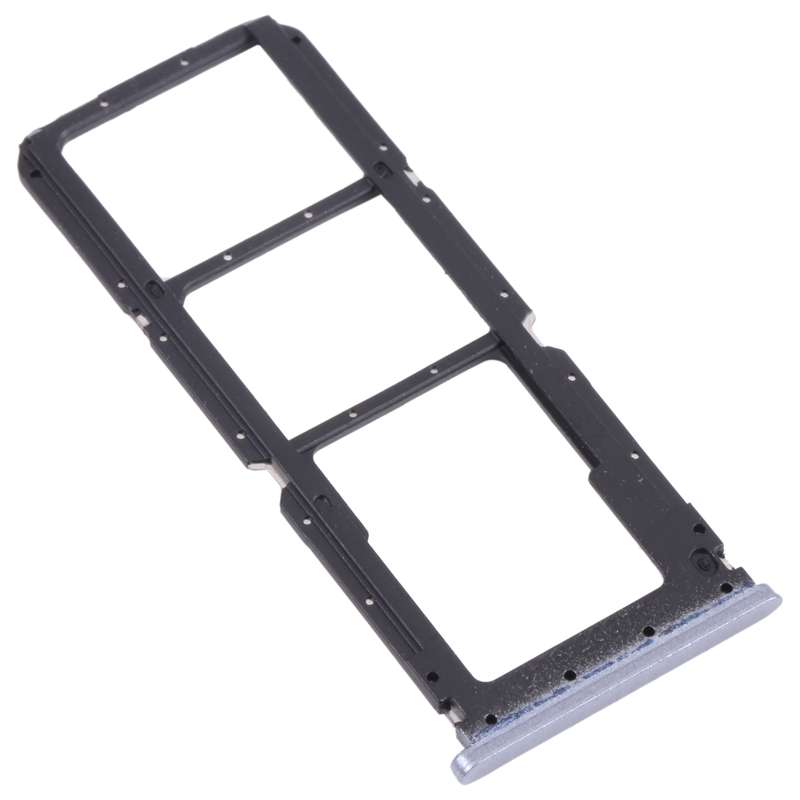 For OPPO A55 PEMM00, PEMM20, PEMT00, PEMT20 SIM Card Tray + SIM Card Tray + Micro SD Card Tray (Bla