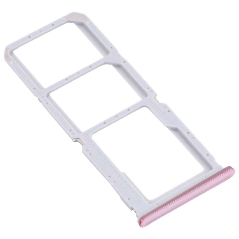 For OPPO A55 PEMM00, PEMM20, PEMT00, PEMT20 SIM Card Tray + SIM Card Tray + Micro SD Card Tray (Bla