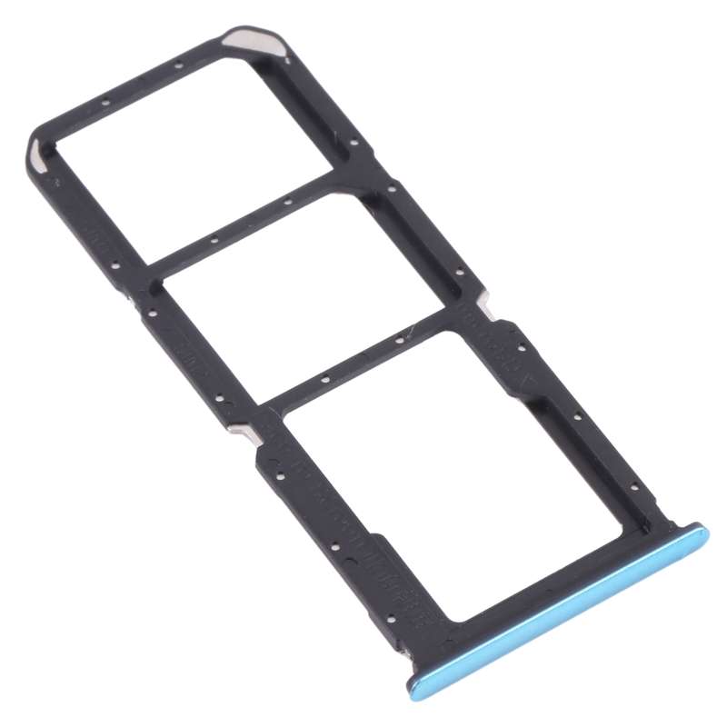 For OPPO A74 5G / A54 5G / A93 PCGM00, PEHM00 SIM Card Tray + SIM Card Tray + Micro SD Card Tray(Bl