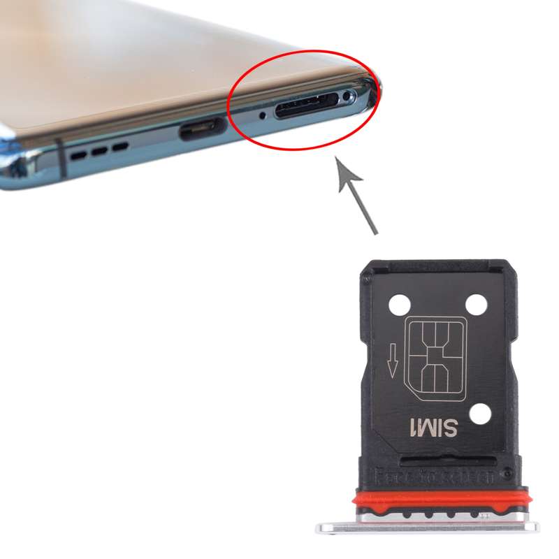 For OPPO A74 5G / A54 5G / A93 PCGM00, PEHM00 SIM Card Tray + SIM Card Tray + Micro SD Card Tray(Bl