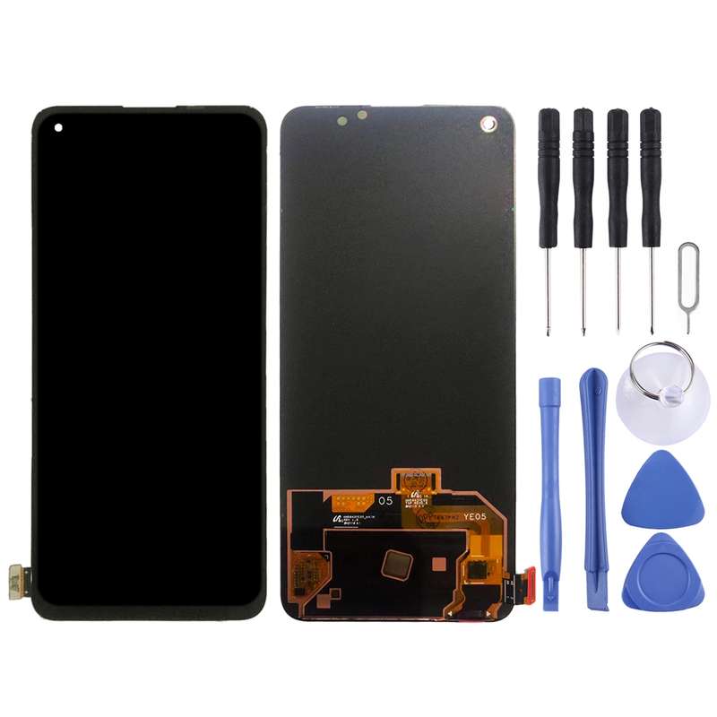For OnePlus Nord 2 5G 2021 with Digitizer Full Assembly Original LCD Screen (Black)
