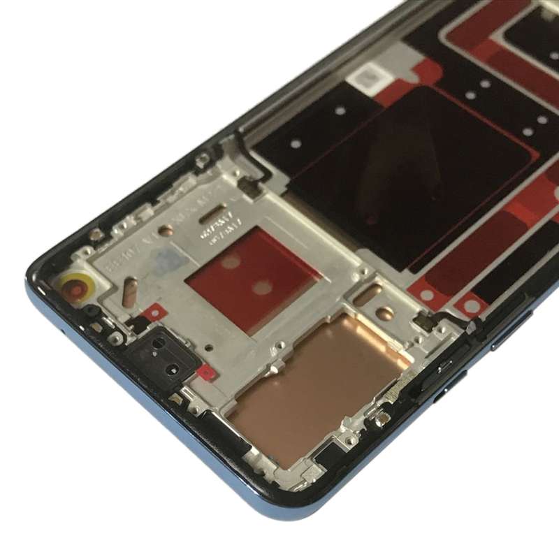 For OnePlus 9 LE2113 LE2111 LE2110 Digitizer Full Assembly With Frame Original LCD Screen (Purple)
