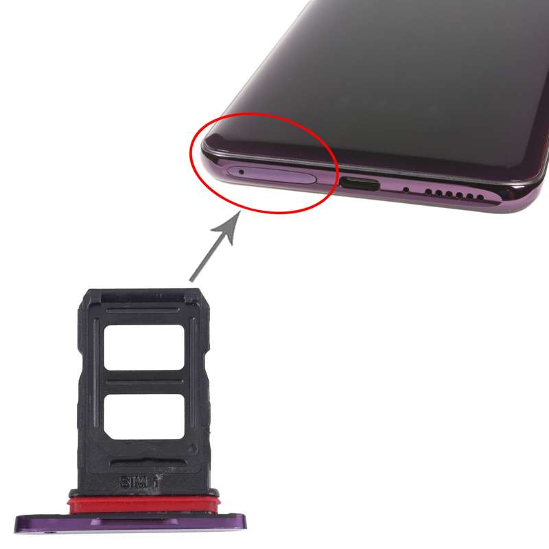 For OPPO Find X CPH1871 PAFM00 SIM Card Tray + SIM Card Tray (Blue)