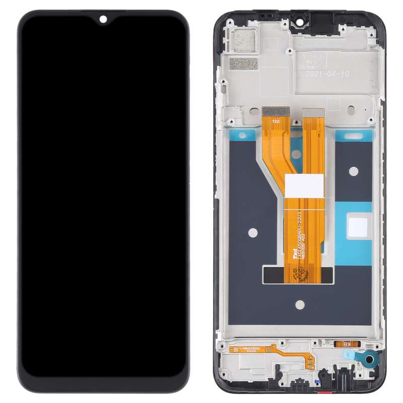 Original LCD Screen and Digitizer Full Assembly With Frame for OPPO Realme C20 / Realme C21 / Realme