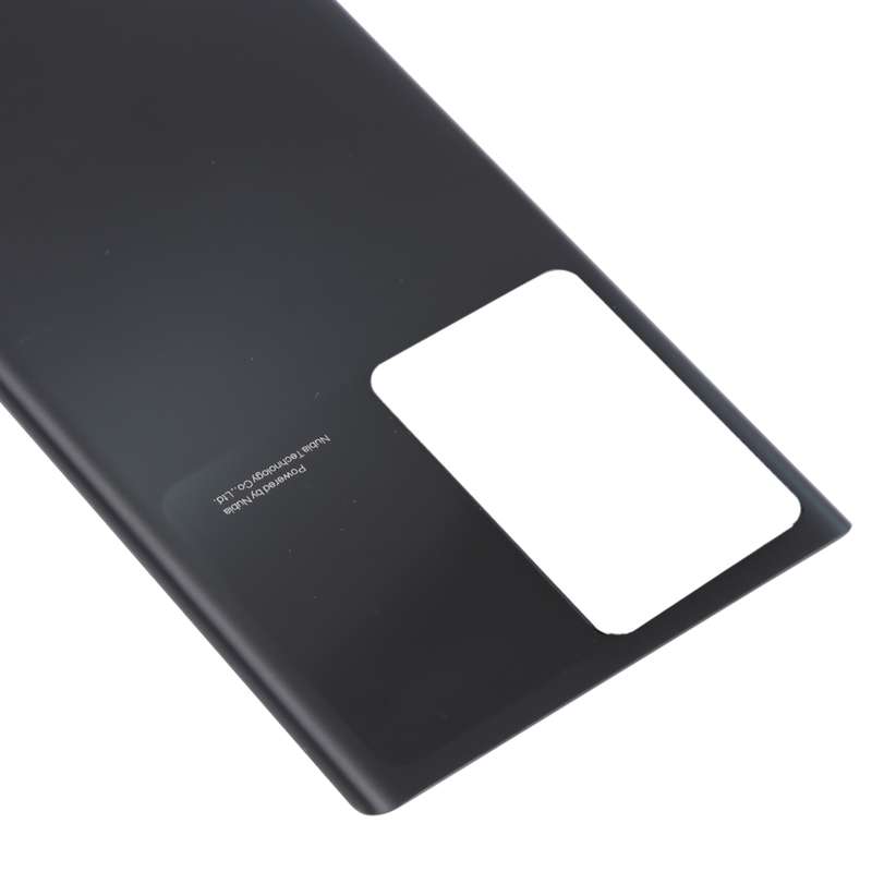 Glass Battery Back Cover for ZTE Nubia Z30 Pro(Silver)