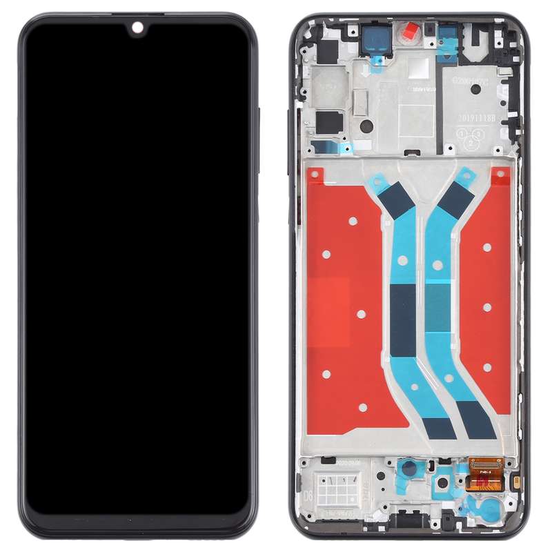 OEM LCD Screen for Huawei Y8p Digitizer Full Assembly with Frame (Black)