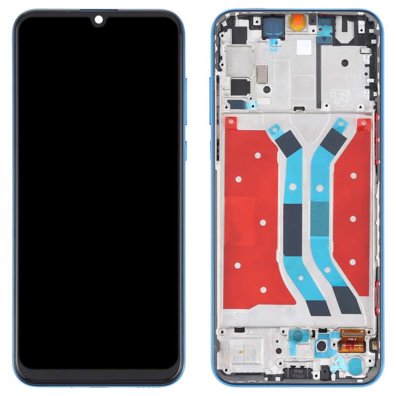 OEM LCD Screen for Huawei Y8p Digitizer Full Assembly with Frame (Black)