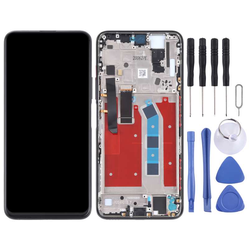 OEM LCD Screen for Honor X10 Pro Digitizer Full Assembly with Frame(Silver)
