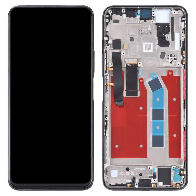 OEM LCD Screen for Honor X10 Pro Digitizer Full Assembly with Frame(Silver)