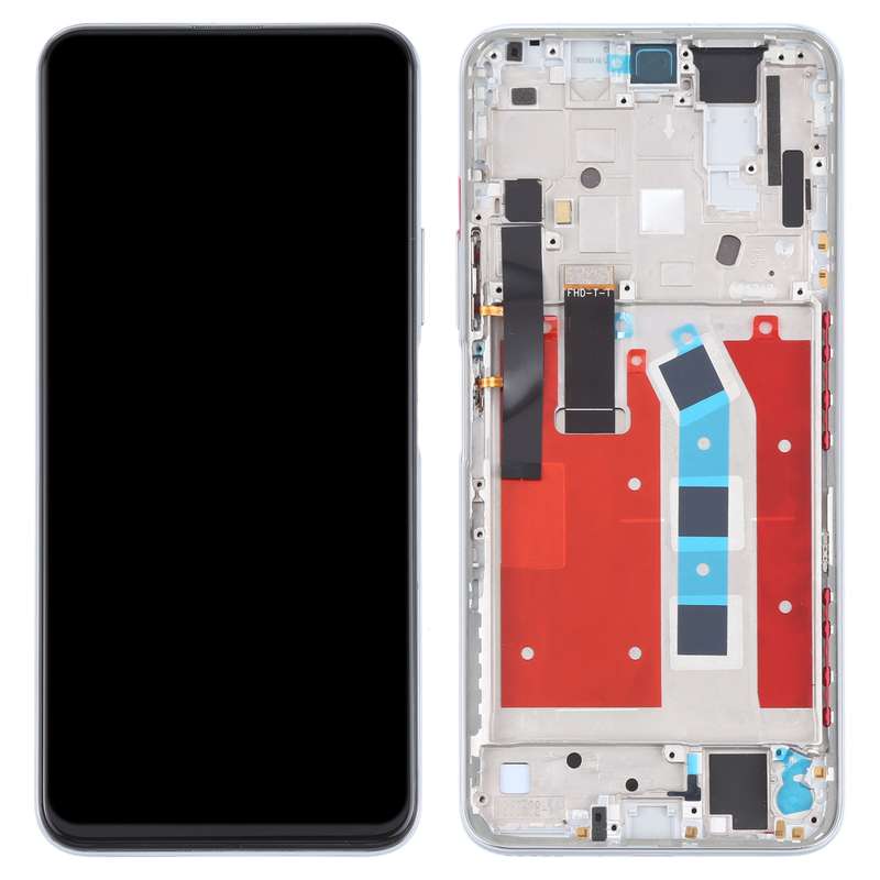 OEM LCD Screen for Honor X10 Pro Digitizer Full Assembly with Frame(Silver)