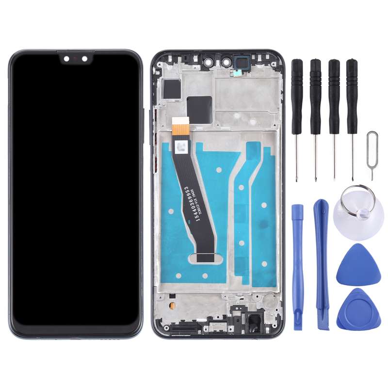 OEM LCD Screen for Huawei Y8s Digitizer Full Assembly With Frame(Black)