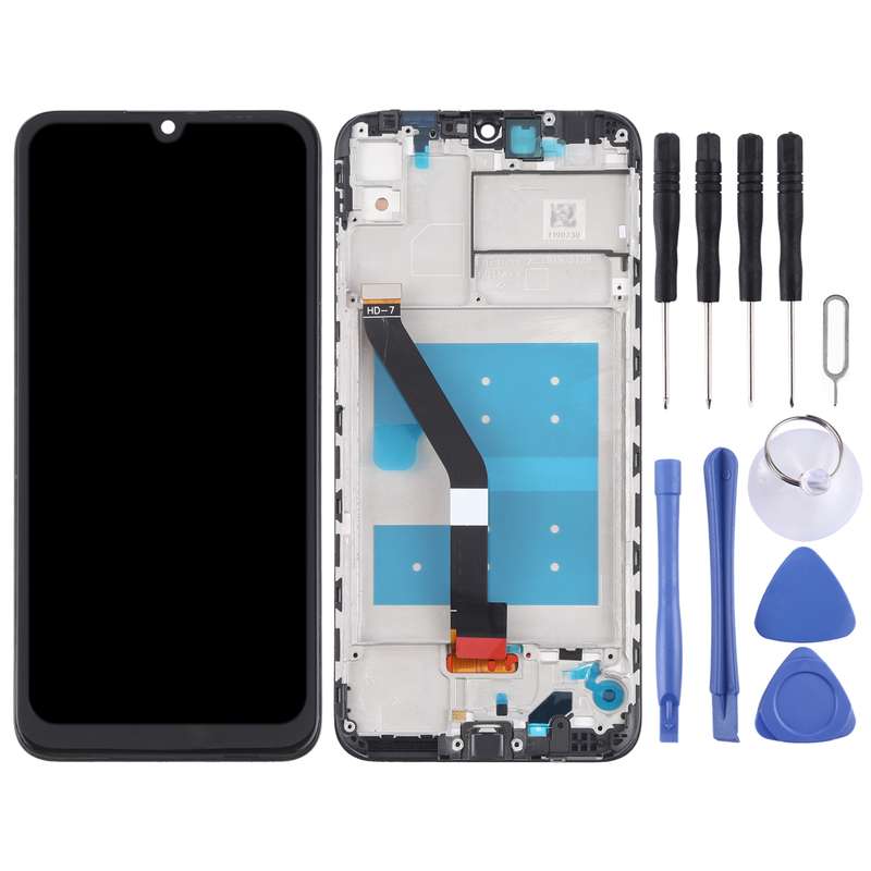 OEM LCD Screen for Huawei Y6s Digitizer Full Assembly With Frame(2019)(Black)