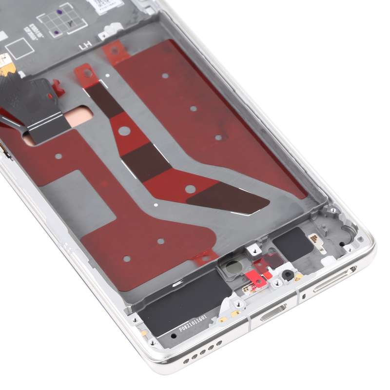 LCD Screen and Digitizer Full Assembly With Frame for Huawei Nova 8 Pro 5G(Silver)