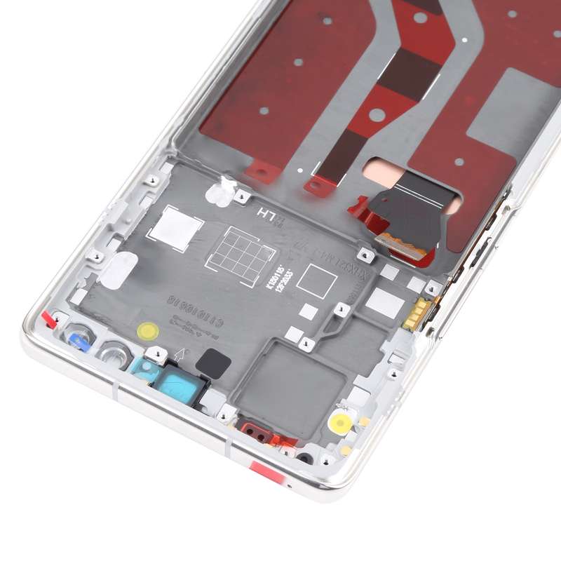 LCD Screen and Digitizer Full Assembly With Frame for Huawei Nova 8 Pro 5G(Silver)