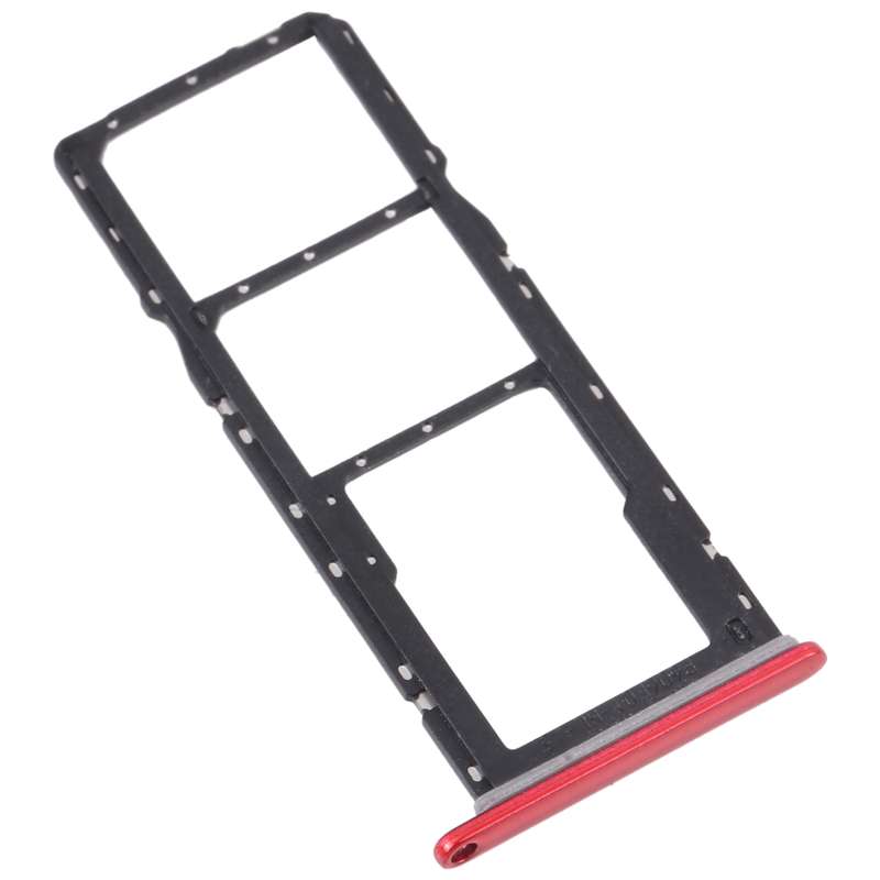 For ZTE Blade V40 Vita SIM Card Tray + SIM Card Tray + Micro SD Card Tray (Blue)