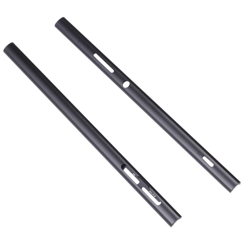 1 Pair Metal Side Part Sidebar For Sony Xperia XA2 Ultra(Black)