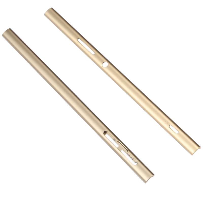 1 Pair Metal Side Part Sidebar For Sony Xperia XA2 Ultra(Black)