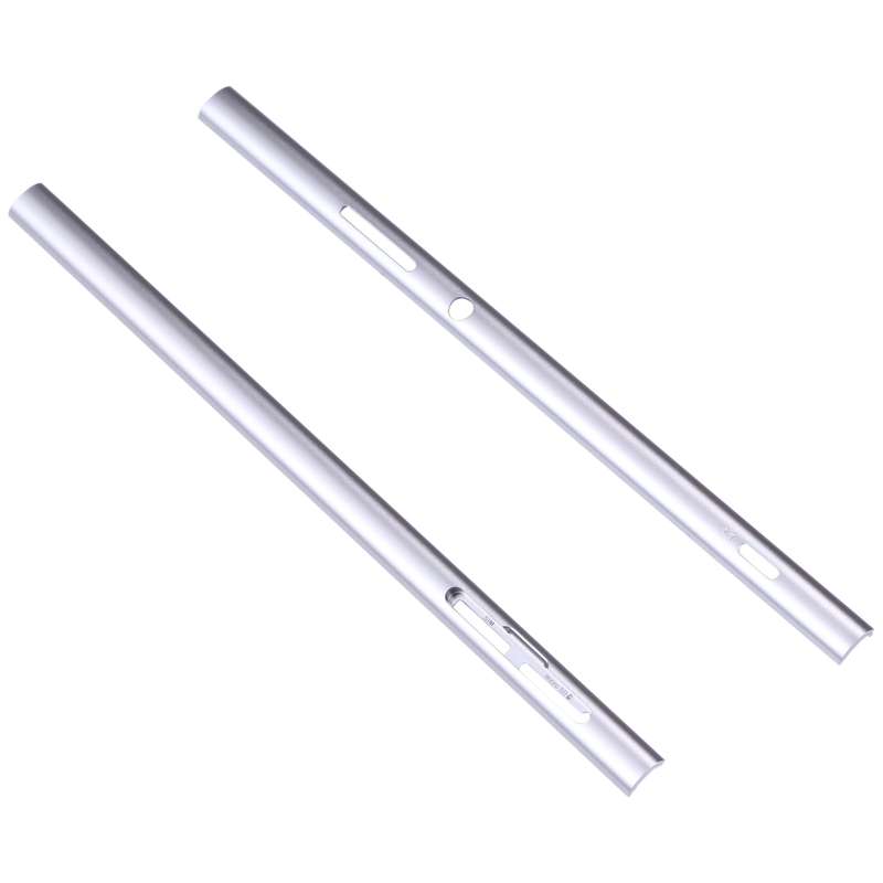 1 Pair Metal Side Part Sidebar For Sony Xperia XA2 Ultra(Black)