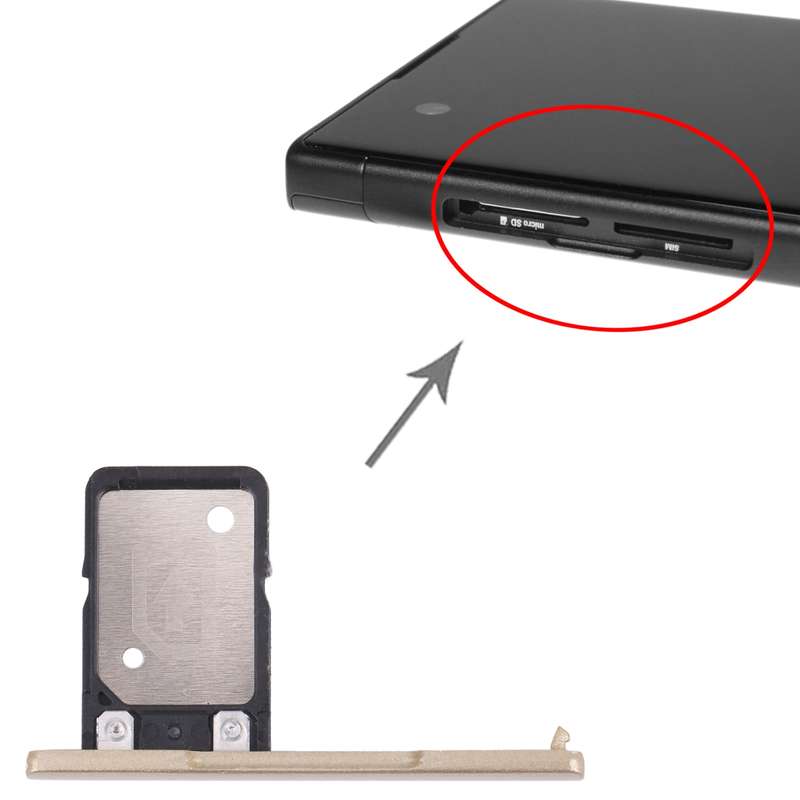 SIM Card Tray for Sony Xperia XA1 Ultra / Xperia XA1(Black)