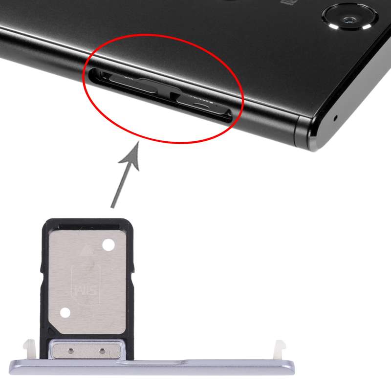 SIM Card Tray for Sony Xperia XA2 Plus (Silver)