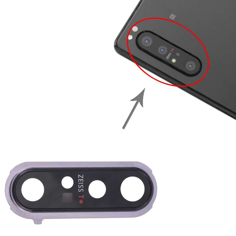 Camera Lens Cover for Sony Xperia 1 II (Silver)