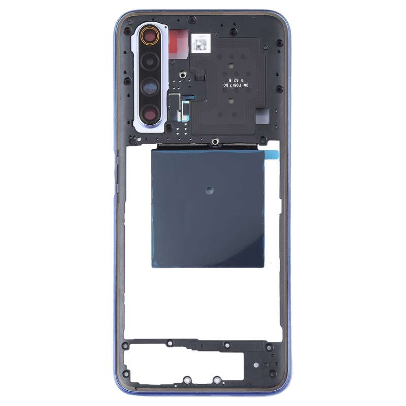 For Realme X50 5G China RMX2051, RMX2025 Original Middle Frame Bezel Plate (Dark Blue)
