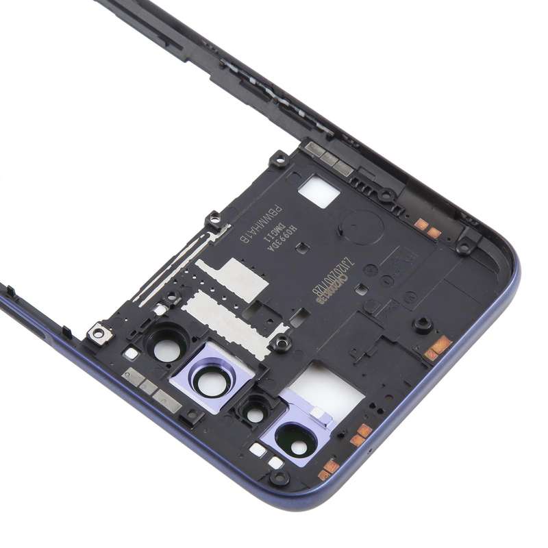 For Realme X50 5G China RMX2051, RMX2025 / Realme X50m 5G Original Middle Frame Bezel Plate(Baby Blu