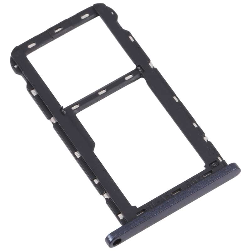 For ZTE Blade A52 SIM Card Tray + SIM Card Tray / Micro SD Card Tray (Grey)