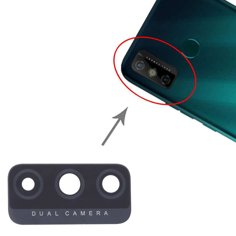 For Infinix Hot 10 X682B, X682C 10pcs Back Camera Lens