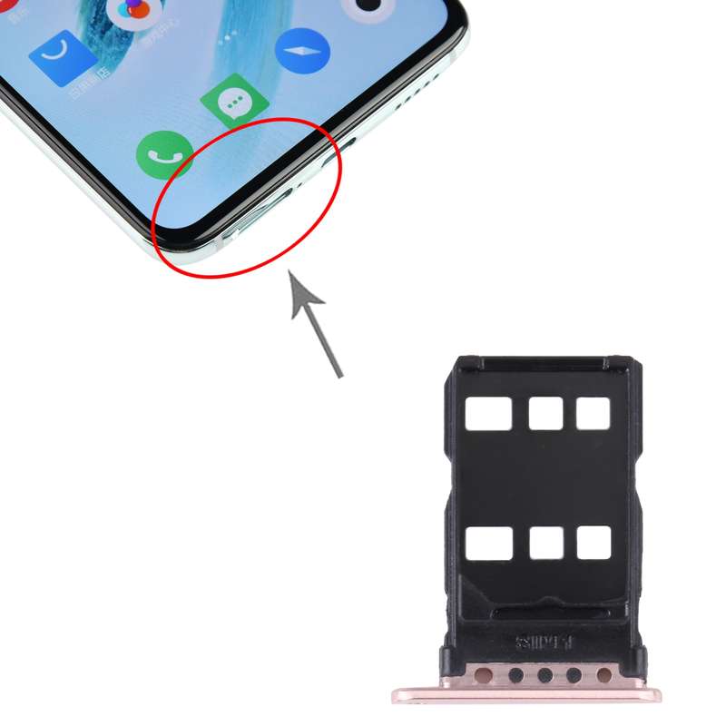 For Meizu 17 / 17 Pro SIM Card Tray + SIM Card Tray (Black)