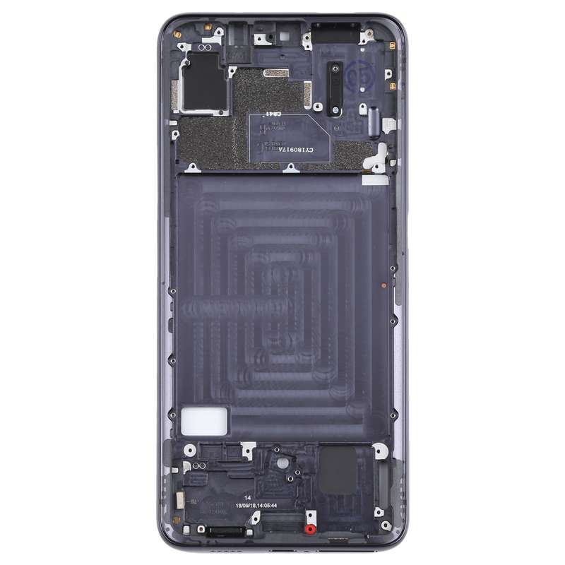 For vivo NEX S Original Middle Frame Bezel Plate(Black)