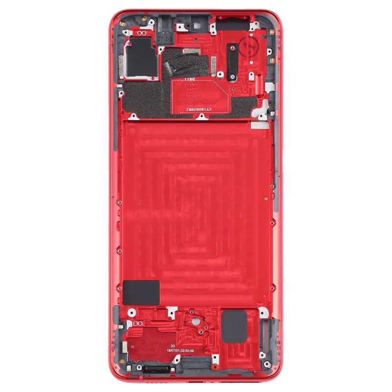 For vivo NEX S Original Middle Frame Bezel Plate(Black)