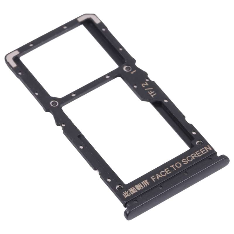 SIM Card Tray + SIM Card Tray / Micro SD Card Tray for Xiaomi Poco X3 GT 21061110AG (Black)