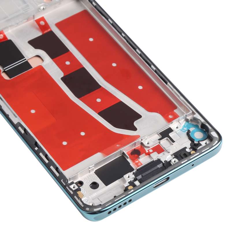 Original OLED LCD Screen for Honor V40 Lite Digitizer Full Assembly with Frame(Silver)