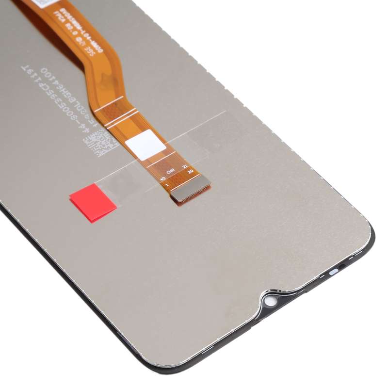 Original OLED LCD Screen for Honor V40 Lite Digitizer Full Assembly with Frame(Silver)