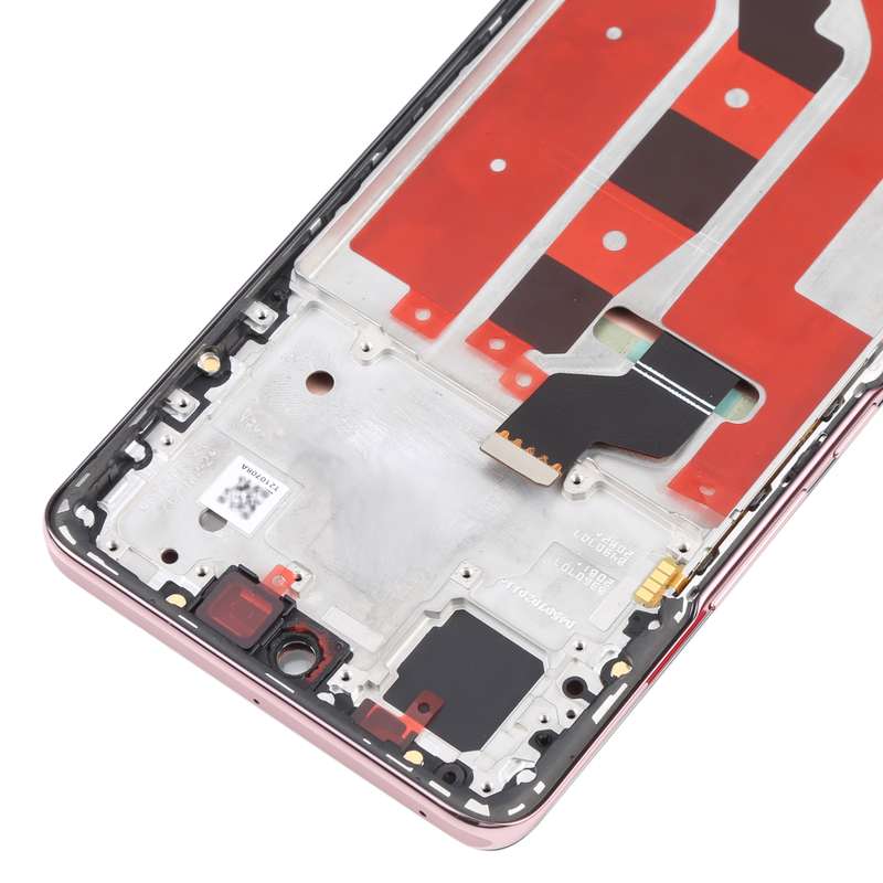 Original OLED LCD Screen for Honor 50 Digitizer Full Assembly with Frame(Black)