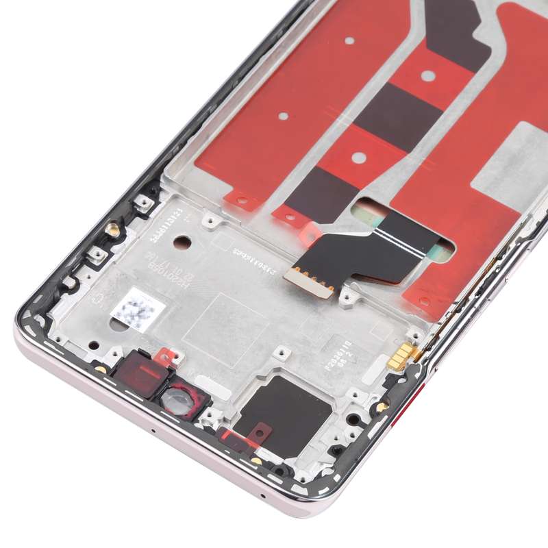 Original OLED LCD Screen for Honor 50 Digitizer Full Assembly with Frame(Black)